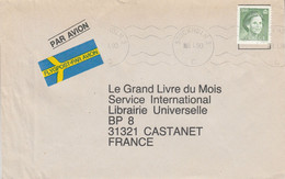 SUEDE SEUL SUR LETTRE POUR LA FRANCE 1990 - Cartas & Documentos