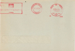 PORTUGAL. METER SLOGAN. BANCO TOTTA & AZORES. BANK. SAVING. LISBOA. 1971 - Franking Machines (EMA)