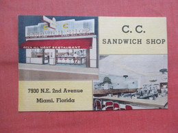 C.C. Sandwich Shop.      Miami  Florida > Miami   Ref 5544 - Miami