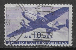 United States 1941. Scott #C27 (U) Twin-Motored Transport Plane - 2a. 1941-1960 Oblitérés