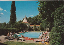 REF24.408 VAR   NANS LES PINS.  DOMAINE DE CHATEAUNEUF. RELAIS ET CHATEAUX.LA PISCINE - Nans-les-Pins