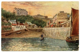 ARTIST : L. M. LONG - DINARD, THE LANDING STAGE (TUCK'S OILETTE) / ADDRESS - SCARBOROUGH, BULCOTE HOUSE (BROWN) - Andere Zeichner