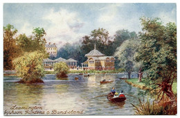 ARTIST : H. B. WIMBUSH - LEAMINGTON, JEPHSON GARDENS & BANDSTAND (TUCK'S OILETTE) - Wimbush