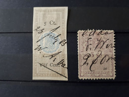 Timbre Pays Bas : FISCAUX 1883  & - Revenue Stamps