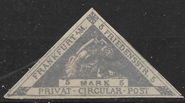 Privatpost Frankfurt , Schöner  Wert Der Circular-Beförderung-Gesellschaft  Von 1887 - Poste Privée