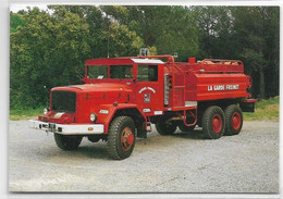 CPSM - Camion Citerne Des Sapeures Pompiers - Feux De Forêts Magirus - LA GARDE FREINET (cliché Bernard Gournay) - La Garde Freinet