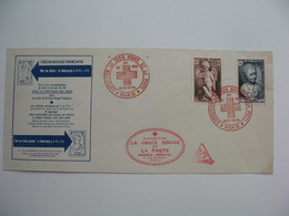 FDC France 22/12/1951 N° 913 - Au Profit De La Croix-Rouge  Cachet Exposition Croix-Rouge Et La Poste Musée Postal Paris - 1950-1959