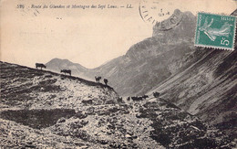 CPA Route Du Glandon Et Montagne Des Sept Laux - Oblitéré En 1918 - Andere & Zonder Classificatie