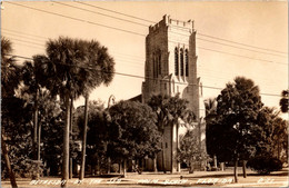 Florida Palm Beach Bethesda By-The-Sea Episcopal Church Real Photo - Palm Beach