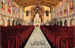 Florida Palm Beach St Edward's Church Interior Curteich - Palm Beach