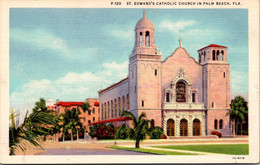 Florida Palm Beach St Edward's Catholic Church Curteich - Palm Beach