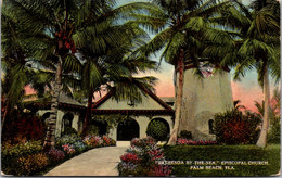 Florida Palm Beach Bethesda By-The-Sea Episcopal Church 1910 Curteich - Palm Beach