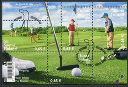 FINLAND 2005 Golf Block Used.  Michel  Block 36 - Used Stamps