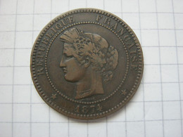France 10 Centimes 1874 A - D. 10 Centimes