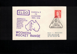 Australia 1966 Woomera Rocket Range ELDO Rocket EUROPA I  F5 Launched 15.November 1966  Interesting Cover Scarce - Océanie