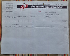54  CHAMPIGNEULLES  SIC Brasseries - Invoices