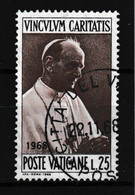 1968 Vatikan Mi: (o)  538. Papstbesuch In Südamerika - Usados