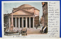 (R) ROMA -  IL PANTHEON - VIAGGIATA 1900ca - Panteón