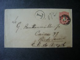 ARGENTINA - TICKET TAXED POSTAL BUENOS AIRES SENT TO RIO DE JANEIRO (BRAZIL), IN 1891 IN THE STATE - Briefe U. Dokumente