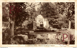 CIUDAD REAL. FUENTE DEL PARQUE DE GASSET. - Ciudad Real