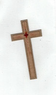 IMAGE RELIGIEUSE - CANIVET : Croix  Sacré Coeur , Bois De Noisetier De L'apparition  . - Religion & Esotericism