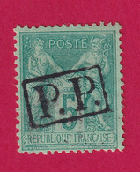 N°75 OBLITERATION PP ENCADRE JOUR DE L'AN LETTRE COVER FRANCE - 1877-1920: Semi-Moderne