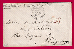 GUERRE 1870 ARMEE DE LA LOIRE 12EME CHASSEUR A CHEVAL CLERMONT FERRAND PUY DE DOME PERIGUEUX DORDOGNE LETTRE FRANCE - Krieg 1870