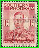 RODESIA DEL SUR ACTUALMENTE  (ZIMBABUE - AFRIKA ) SELLO AÑO 1937 REY GEORGE VI - Zimbabwe (1980-...)