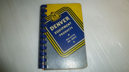 DENVER - EQUIPMENT PRODUCTS - BULLETIN N° 3800 - EDITION 1938 - ÉQUIPEMENT COMPLET DU BROYEUR, DU CONCASSEUR AU FILTRE - Cultural