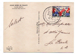 Cachet Commémoratif "Floralies Internationales De NANTES.....cachet...CPM  ROSES ....à Saisir - Commemorative Postmarks