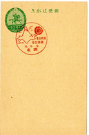 58575 - Japan - 1936 - 1.5S. GA-Kte. M. SoStpl. ABASHIRI - SONNENFINSTERNIS UEBER HOKKAIDO - Astronomy