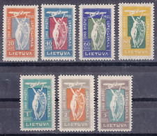 Lithuania Litauen 1921 Mi#109-115 Mint Hinged - Litauen