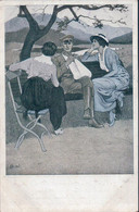 B. Wennerberg Illustrateur, Guerre 14-18, Daheim, Cachet Feldpostexp. 16.9.1915, Cachet Censure (3) - Wennerberg, B.