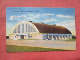 Municipal Auditorium.   Sarasota Florida > Sarasota   =ref 5616 - Sarasota