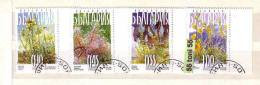 2007 Flora Plants 4v.- Used / Oblit./gest. (O)   Bulgaria / Bulgarie - Oblitérés