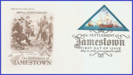 #4136 U/A ARTCRAFT FDC   Jamestown 400th Anniversary - 2001-2010