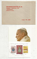 Maximum-karten Nr. 56, AUSGABE, 1985 , Liechtenstein, PAPSTBESUCH , JOHANNES II , VADUZ - Maximumkaarten