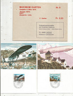 Maximum-karten Nr. 6, Ausgabe 1979, LIECHTENSTEIN, Vaduz, EUROPA 1979 CEPT, ENVELOPPE DE 2 KARTEN - Cartes-Maximum (CM)