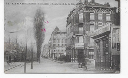 59  LA  MADELEINE    BOULEVARD DE LA REPUBLIQUE   2 SCANS  TIMBRE DECOLLE - La Madeleine