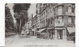 59  LA  MADELEINE    LE ROMARIN  CAFE TABAC   2 SCANS  TIMBRE DECOLLE - La Madeleine