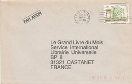 ISRAEL SEUL SUR LETTRE POUR LA FRANCE 1990 - Briefe U. Dokumente