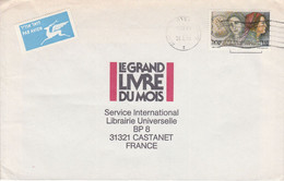 ISRAEL SEUL SUR LETTRE POUR LA FRANCE 1992 - Storia Postale