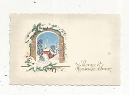 MIGNONETTE ,  Carte De Voeux , BONNE ANNEE , écrite 1953 - New Year