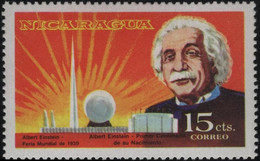 NICARAGUA 1133a ** MNH NOT ISSUED - Non émis Prix Nobel De Physique 1921 Albert EINSTEIN - Rare - Collector - Albert Einstein