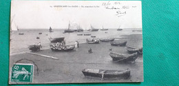 14 , Grandcamp Les Bains , En Attendant Le Flot....1912 - Other Municipalities