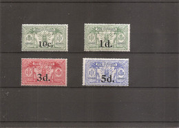 Nouvelles -Hébrides ( Lot De 4 Timbres Différents De 1924 X -MH ) - Other & Unclassified