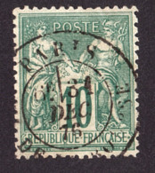France - Sage Type II N° 76 - Oblitération CàD Paris 31 Décembre 1876 - Voir Description - 1876-1898 Sage (Type II)