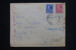 BULGARIE - Enveloppe De Sofia Pour Wien Par Avion Avec Contrôle Postal Allemand - L 121401 - Storia Postale