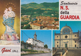 (V606) - GAVI (Alessandria) - Santuario Nostra Signora Della Guardia, Multivedute - Alessandria