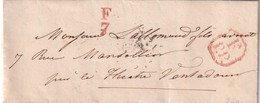 France Marque Postale - Paris Non Daté - 1801-1848: Precursors XIX
